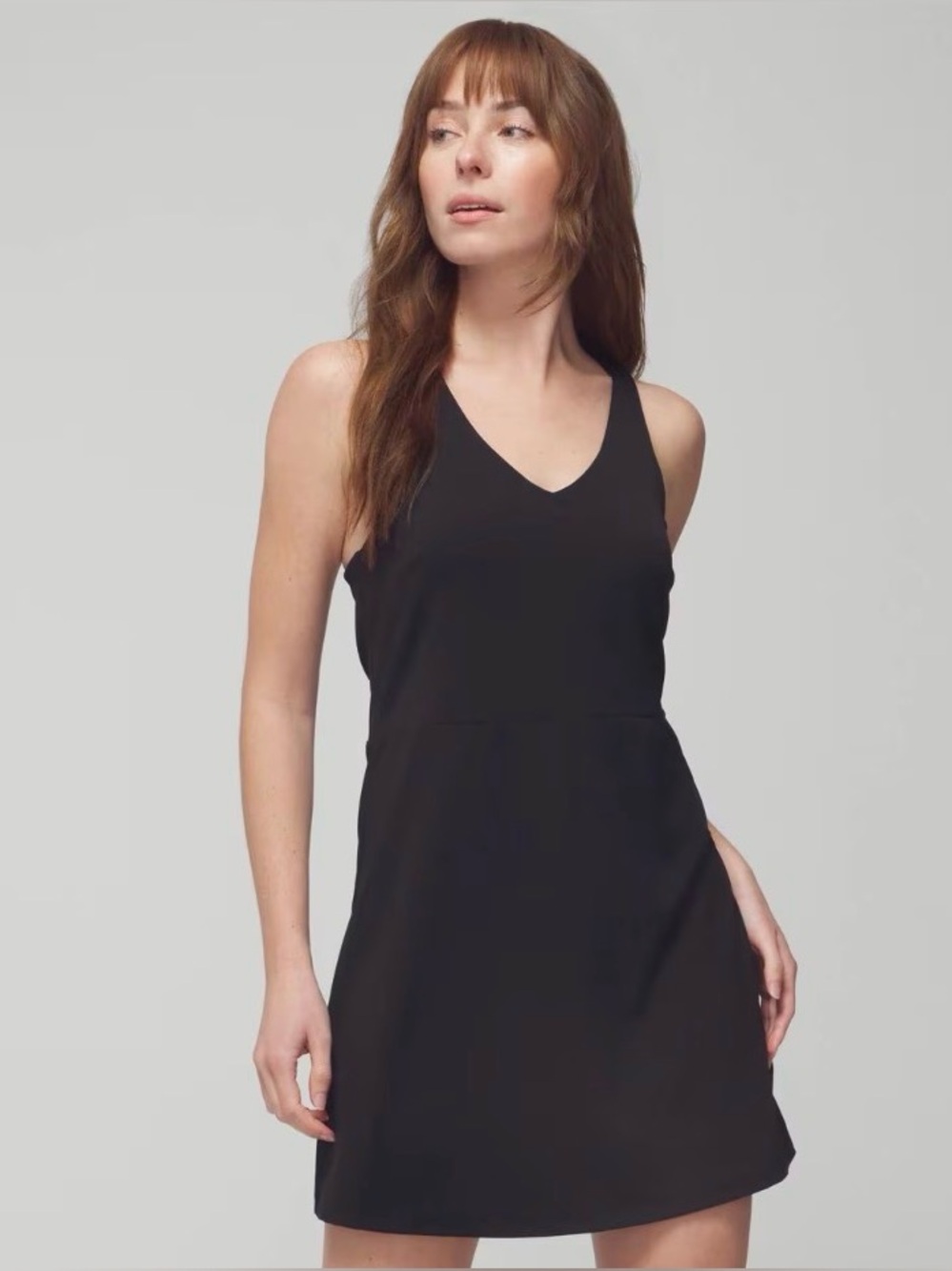 SOMA 24/7 RACERBACK TENNIS TANK
DRESS BUILT IN BRA POCKETS NAVY BLUE SZ LARGE